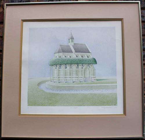 A great opportunity! A large and beautiful lithographic work by internationally acclaimed  British a