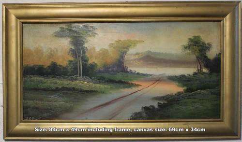 BeautifuI, IargeoiI on board signed by the artist
