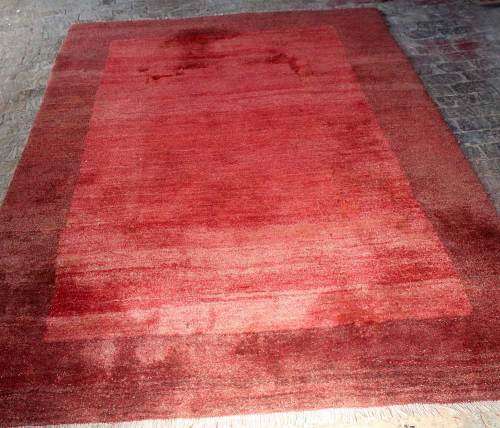 Lovely large hand-woven Persian Gabbeh carpet.