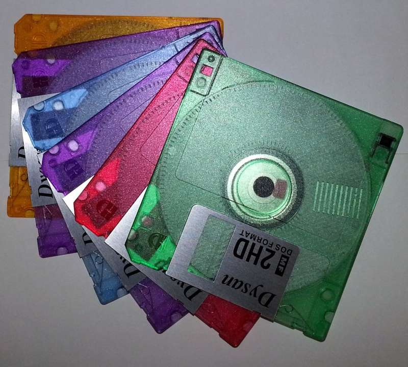 Dysan MF2HD 1.44mb 3.5 inch Floppy 6x Disks