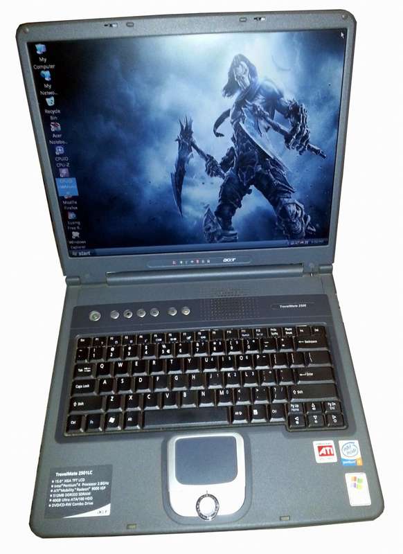 Acer Travelmate 2501LC Laptop Pentium 4 2.8Ghz 1GB Ram 60GB HDD