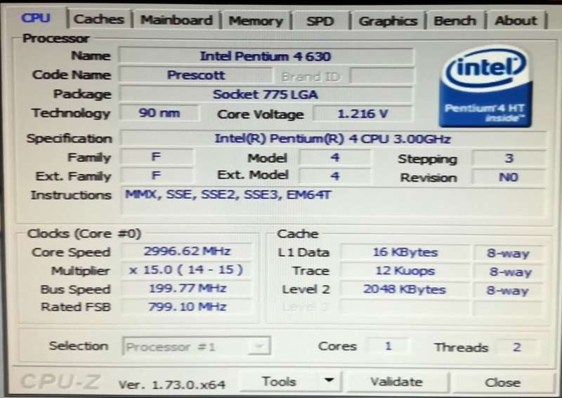 Asus p5vdc-tvm Motherboard AGP Dual DDR1/DDR2 + Intel 3Ghz CPU + 1GB Memory Socket 775
