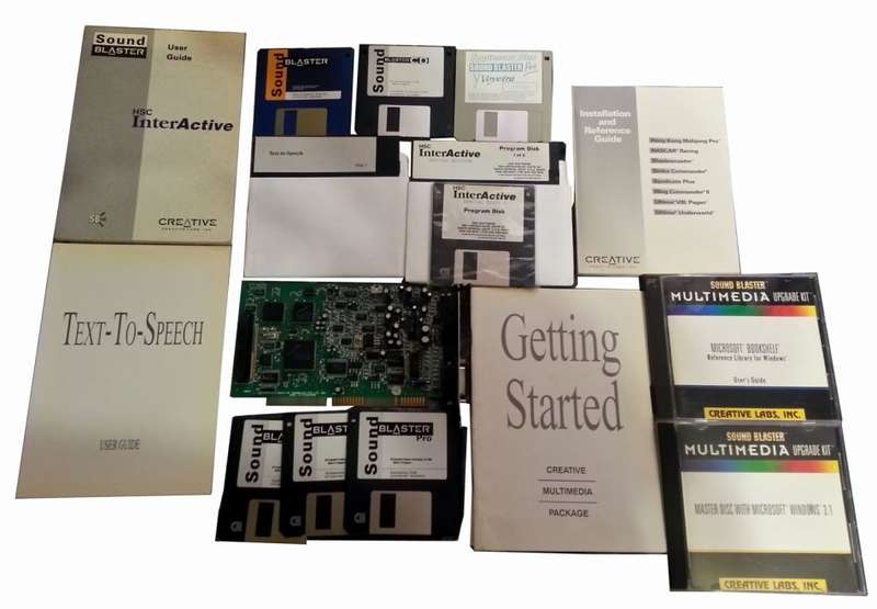 Sound Blaster Pro 2 ISA Sound Card Set Model: CT1600