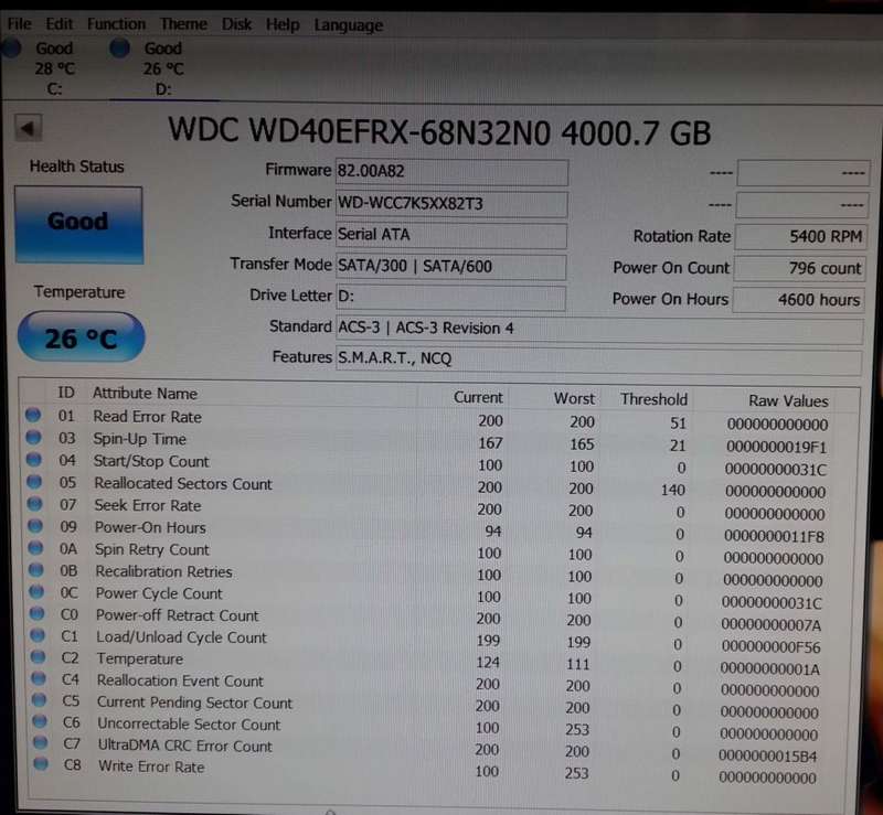Western Digital Red 3.5 inch 4TB 64MB Cache 5400 RPM