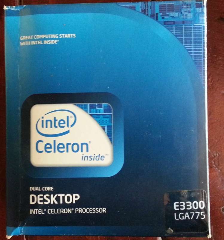 Intel E3300 Celeron 2.5Ghz Dual Core 1mb Cache Socket 775 with Cooler