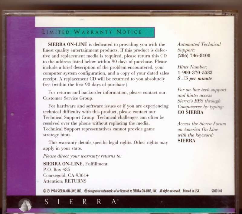 Leisure Suite Larry 6 - Shape up or Slip Out CD for MS-DOS/Windows 3.1