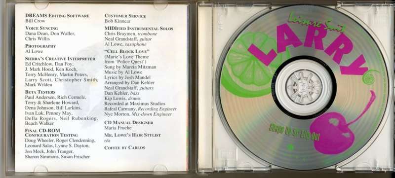 Leisure Suite Larry 6 - Shape up or Slip Out CD for MS-DOS/Windows 3.1