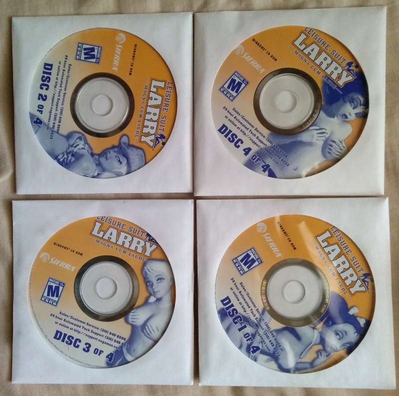 Leisure Suite Larry Magna Cum Laude 4-CD Version Small Box (2004)
