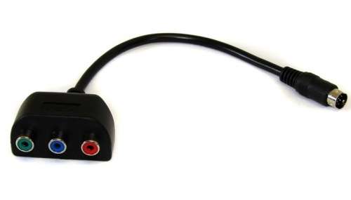 XFX 7-Pin S-Video to 3 RCA RGB TV Component HDTV Adapter PC