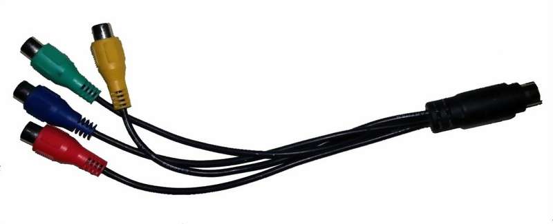 Graphics Card S-Video to RGB and Video Adapter 7-Pin 10cm