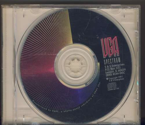 VGA Spectrum 1 CD (1991) and VGA Spectrum 2 CD (1992)