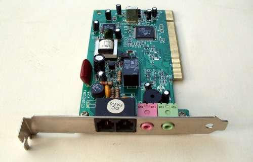 Ambient 56K V.92 Fax/Voice/Data Modem PCI Mic/Speaker connectors