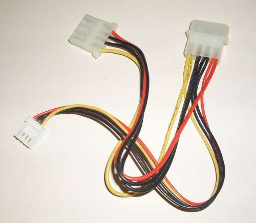 Molex Male to Female and Floppy 3.5 inch Cable