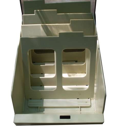 Comet 5.25 inch Floppy Disk Bank with Key fits 50 Disks