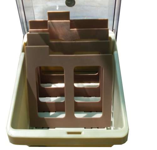 Easy ES-50CT 5.25 inch Floppy Disk Bank with Key fits 50 Disks