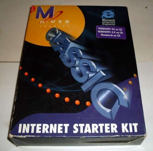 Mweb Internet Starter Kit for Windows 3.x and 95 and Mac CD