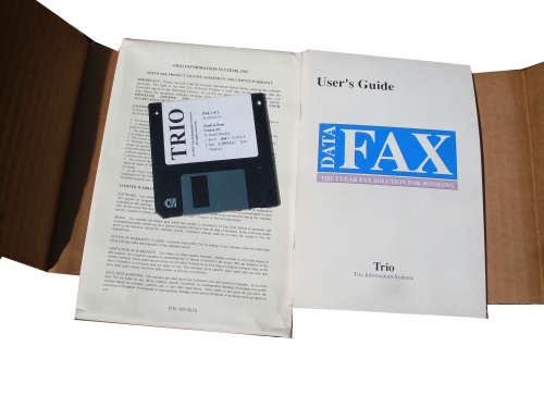 Trio Datafax software for Windows 3.0 Floppy Disk (1993)