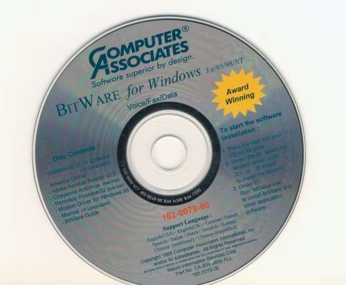 CA Bitware for Windows 3.1/95/98/NT (1998)