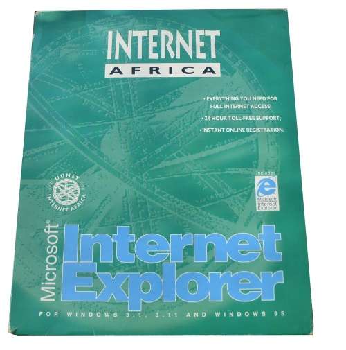 Internet Africa Floppy Disks for Windows 95 and 3.11 (1996)