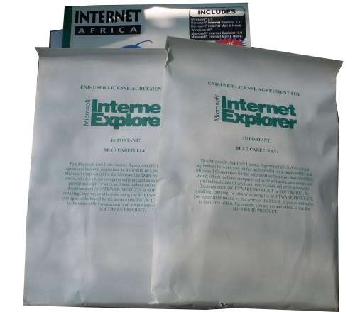 Internet Africa Floppy Disks for Windows 95 and 3.11 (1996)