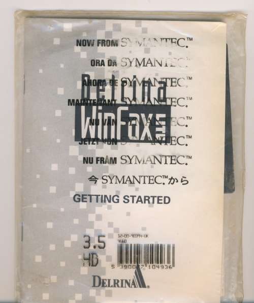Delrina Fax Software from Symantec 3.5 inch Floppy (1990)
