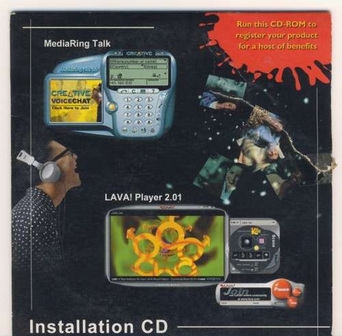 Creative Labs Lava Player 2.01 and Media Ring Talk CD (2000)