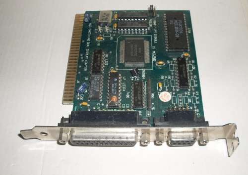 RAM MCG2502 CGA/LPT ISA 8-Bit 64Kb (1991)