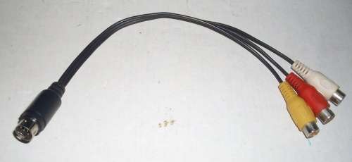 Video Card RCA Video and Audio Cable Female
