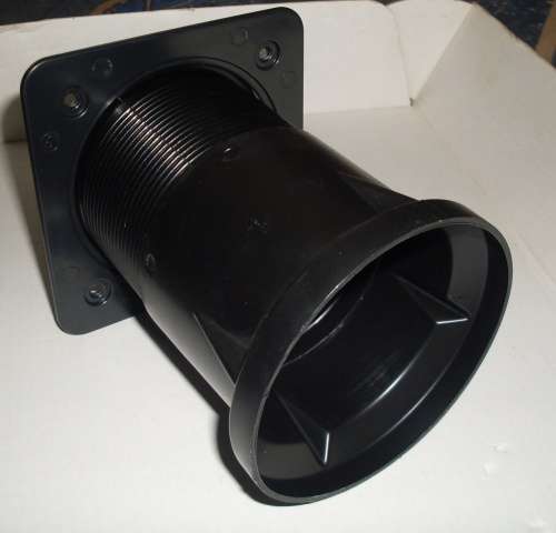 Chassis Airflow Duct 80mm Flat Plate Mount Adjustable