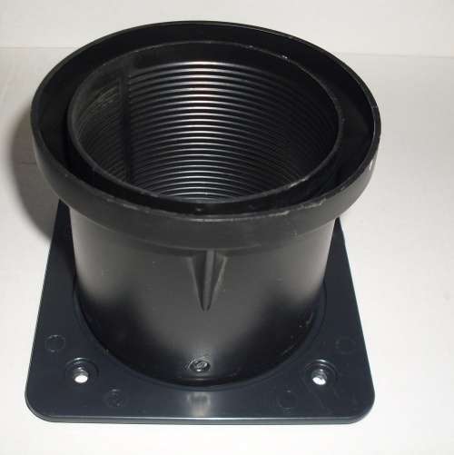 Chassis Airflow Duct 80mm Flat Plate Mount Adjustable