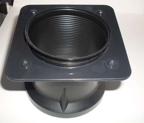 Chassis Airflow Duct 80mm Flat Plate Mount Adjustable