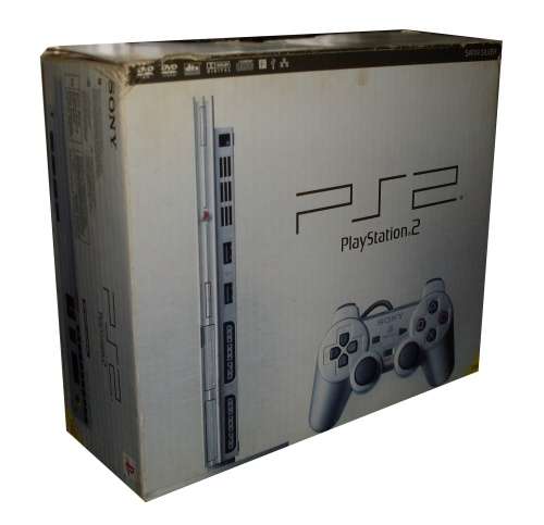 Sony Playstation 2 Slim (PS2) SCPH-75004 Satin Silver