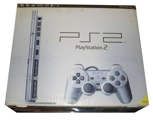 Sony Playstation 2 Slim (PS2) SCPH-75004 Satin Silver