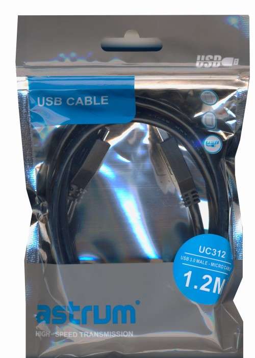Astrum UC312 USB 3.0 Male to Micro Male 1.2m