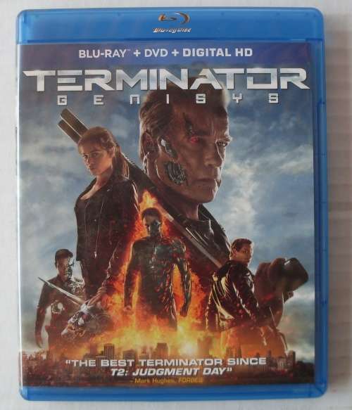 Terminator Genesys DVD and Bluray Region A
