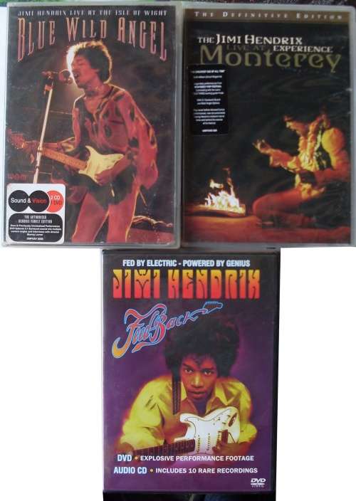Jimi Hendrix 3-Pack CD and DVD
