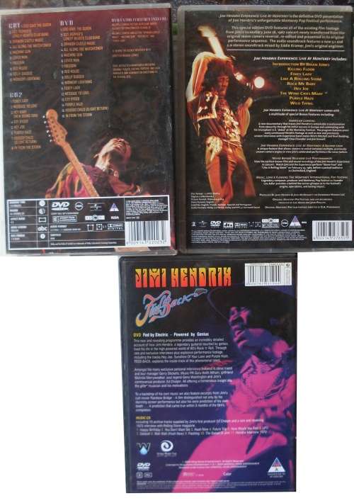 Jimi Hendrix 3-Pack CD and DVD