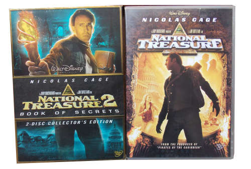 National Treasure 1 and 2 Movie Set DVD