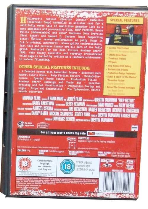 Pulp Fiction Collectors Edition 2-Disc DVD