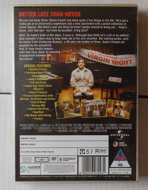 The 40 Year Old Virgin XXL Version DVD