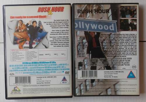 Rush Hour 1/2/3 (Jackie Chan) Movie Pack DVD