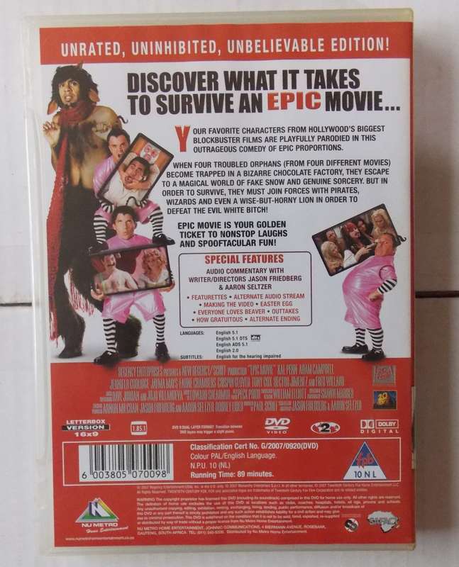 Epic Movie Unrated Edition (2007) DVD