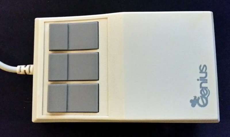 Genius GM-6 Serial Ball Driven Mouse 3-Button (1987)