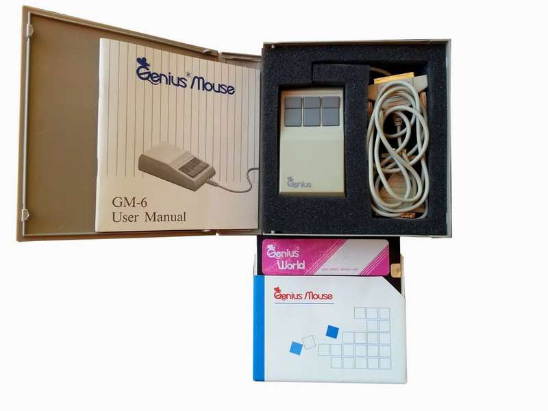 Genius GM-6 Serial Ball Driven Mouse 3-Button (1987)