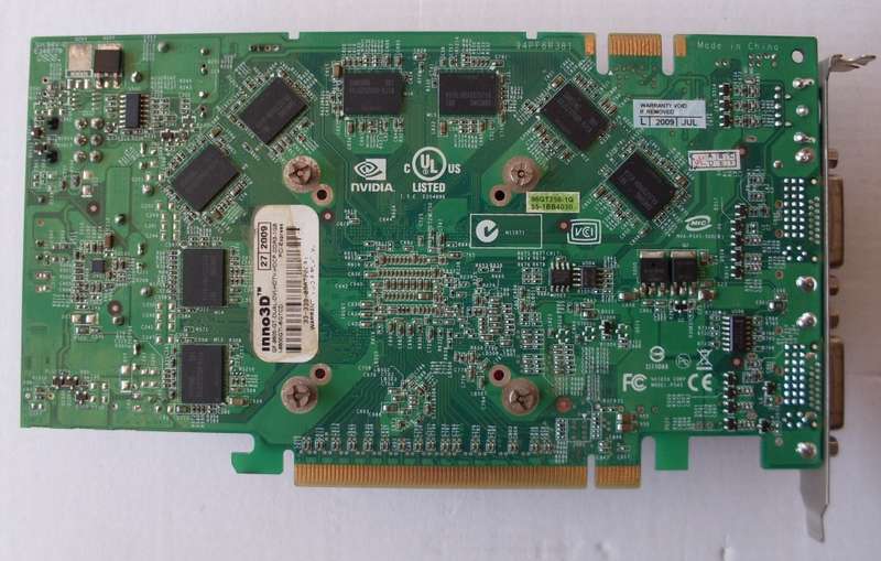 Inno nVidia GeForce 9600GT 1GB 256-Bit DDR3 SLI (2009)