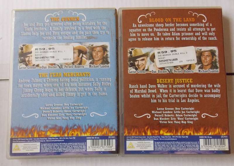 Bonanza TV Series 2-Pack (Lorne Green) DVD