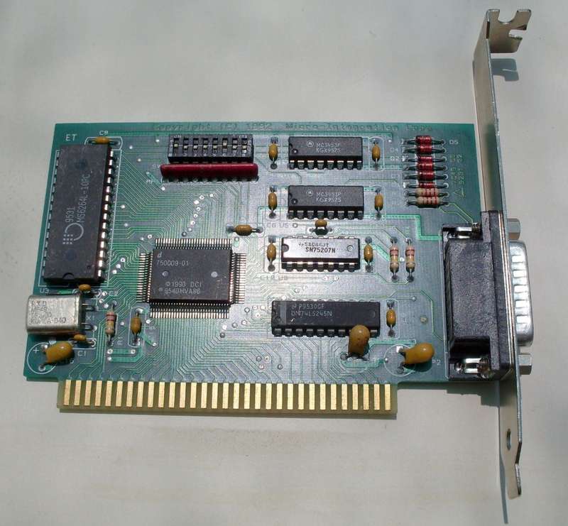 Micro Integration Corp ISA 8-Bit 15-Pin Terminal Card (1993)
