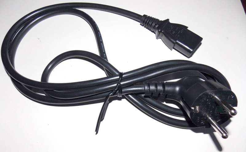 Schuko Type E to C13 Power Cable 1 Meter