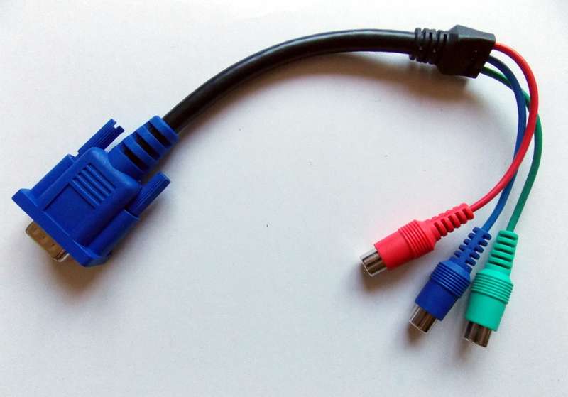 VGA Male to Female RBG Converter Cable