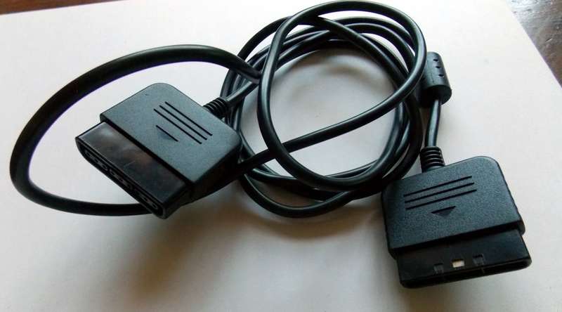 PS2 Wired Controller Extension Cable 1 Meter